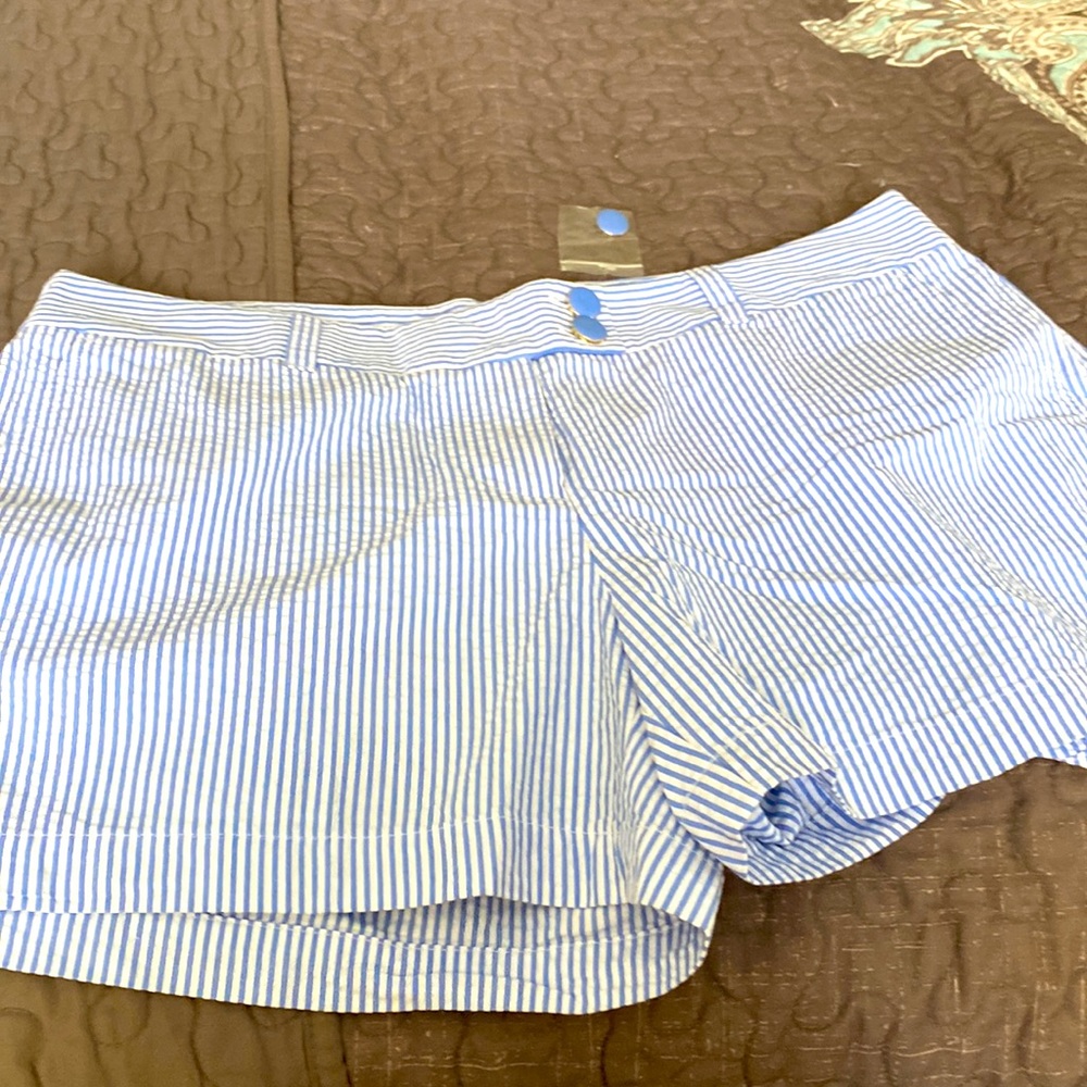 Never been worn! Cute Vineyard Vine Seersucker shorts